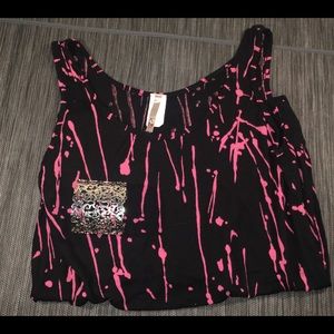 Women's Splatter Design Stretchy Tank